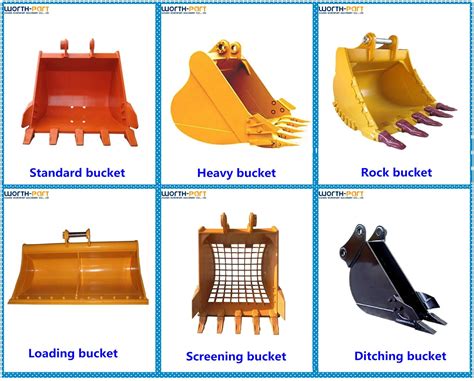 china bucket digger|different types of digger buckets.